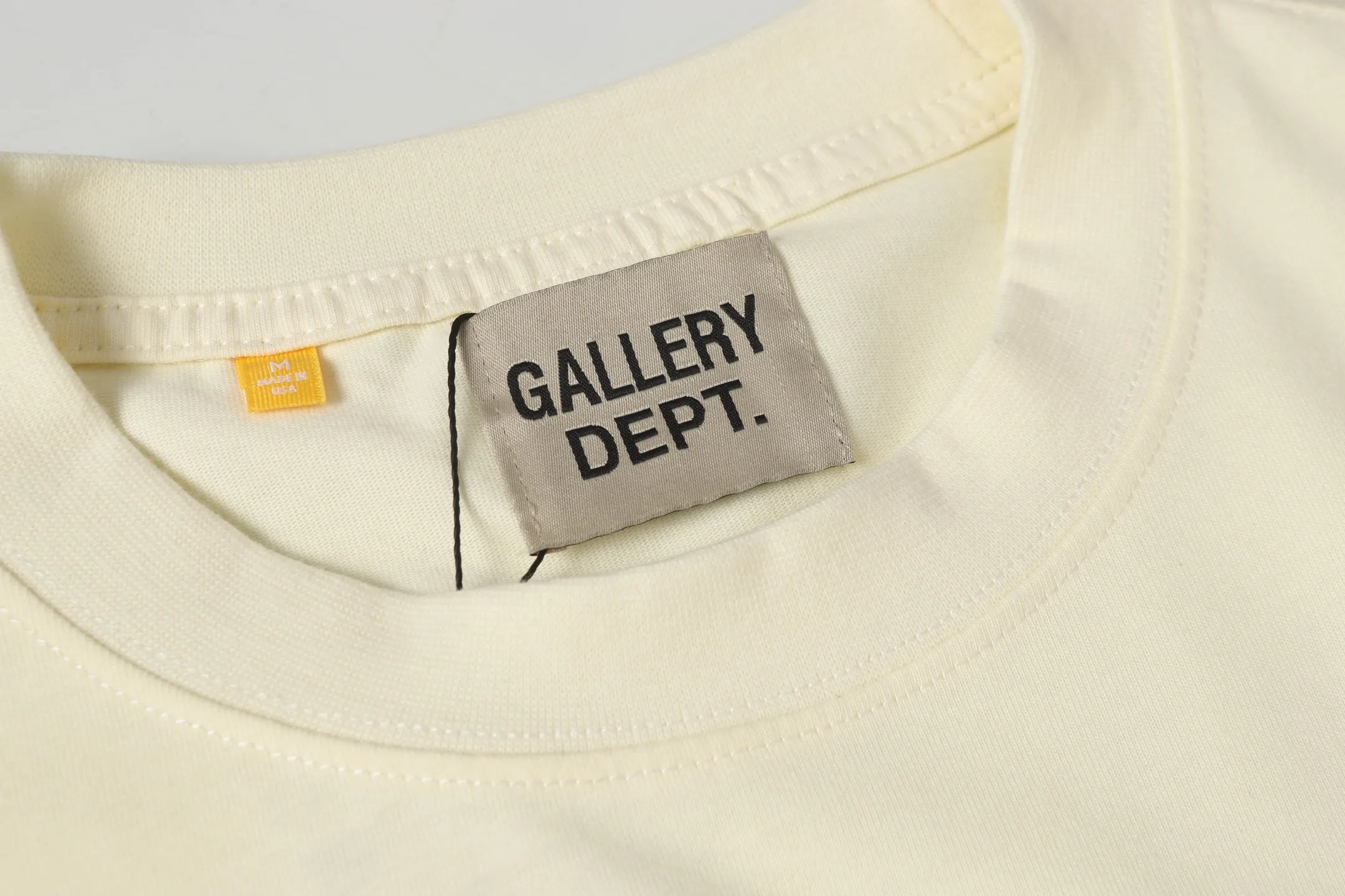 GALLERY.DEPT Summer new short-sleeved model number: D3317P110 Color: black apricot Size: S M L XL